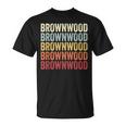 Brownwood Texas Brownwood Tx Retro Vintage Text T-Shirt