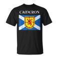Cameron Scottish Clan Name Gift Scotland Flag Festival Unisex T-Shirt