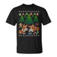 Corgi Dog Ugly Christmas Sweater T-Shirt