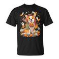 Corgi Witch Cute Halloween Costume For Dog Lover T-Shirt