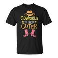 Cowgirls Cowgirl Boots Hat Western Country Unisex T-Shirt