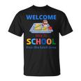 Cute Welcome Back To School From The Lunch Crew Lunch Lady Unisex T-Shirt