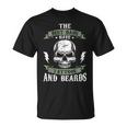 Dad Father Fathers Day Best Dads Have Tattoos And Beards Unisex T-Shirt