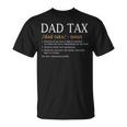 Dad Tax Funny Dad Tax Definition Fathers Day Unisex T-Shirt