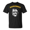 Dadgummit Gosh Darn Grumpy Old Man Southern Funny Vintage Unisex T-Shirt