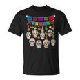 Dia De Los Muertos Day Of The Dead Hanging Skulls T-Shirt