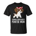 Dog German Shorthaired Gsp Dog Mom Cute German Shorthaired Pointer Mom Unisex T-Shirt
