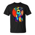 Dogbreed Great Dane Pop Art Colorful Unisex T-Shirt