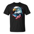 Eagle Of Freedom Merica Patriotic Usa Flag 4Th Of July 2023 Unisex T-Shirt
