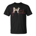 East Siberian Laika Dog Heartbeat Ekg My Dogs Are My Cardio T-Shirt