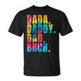 Fathers Day 2023 Dada Daddy Dad Bruh Tie Dye Dad Jokes Mens Unisex T-Shirt