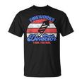 Fireworks Director I Run You Run Funny 4Th Of July Retro Unisex T-Shirt