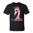 Flamingo 4Th Of July Flamerica Patriotic Unisex T-Shirt