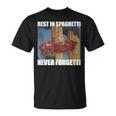 Never Forgetti Rest In Spaghetti Meme Rip T-Shirt