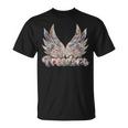 Freedom Wings July 4Th Patriotic Retro Angel Wings Usa Patriotic Funny Gifts Unisex T-Shirt