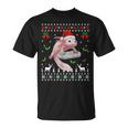 Fun Axolotl Gamer Axolotl Lover Ugly Christmas Sweater T-Shirt