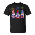 Funny American Gnomes Sunglasses Patriotic Usa 4Th Of July Unisex T-Shirt