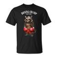 Funny Boxing Champion Raccoon Fighter Unisex T-Shirt