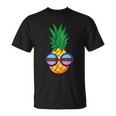 Funny Pineapple Androsexual Flag Unisex T-Shirt