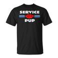 Gay Service Pup Street Clothes Puppy Play Bdsm Unisex T-Shirt