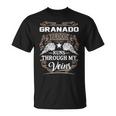 Granado Name Gift Granado Blood Runs Through My Veins Unisex T-Shirt