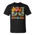 Groovy Peace Out 3Rd Grade Graduation Last Day Of School Unisex T-Shirt