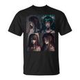 Horror Anime Girl Japanese Aesthetic Anime Otaku Japanese T-Shirt