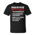 Horror Movie Rules 80S Horror Movie 80S T-Shirt