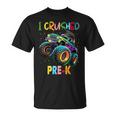 I Crushed Pre-K Graduation Boys Monster Truck Unisex T-Shirt