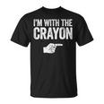 I'm With The Crayon Matching Crayon Costume T-Shirt