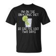 I'm On The Gin & Tonic Diet I've Lost 2 Days Joke Meme T-Shirt