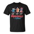 Im Just Here For The Wieners Funny Fourth Of July Unisex T-Shirt