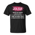 Jolene Name Gift Jolene Hated By Many Loved By Plenty Heart On Her Sleeve Unisex T-Shirt