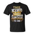 This King Was Born In September Birthday T-Shirt