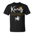 King Sagittarius Astrology Birthday Zodiac Signs Sagittarius T-Shirt