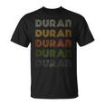 Love Heart Duran GrungeVintage Style Black Duran Unisex T-Shirt