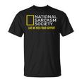 National Sarcasm Society Satirical Parody Sarcasm T-Shirt