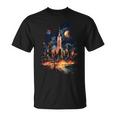 New York City Downtown Skyline Statue Of Liberty Nyc T-Shirt