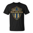 Philadelphia City Designer Badge Pennsylvania Vintage Retro Unisex T-Shirt