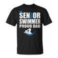 Proud Dad Senior Swimmer Class Of 2020 Swim Team Sport Unisex T-Shirt