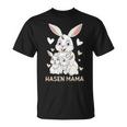 Rabbit Mum Design Cute Bunny Outfit For Girls Gift For Women Unisex T-Shirt