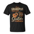 Real Grandpas Play Guitar Then Take Nap Funny Guitarist Unisex T-Shirt