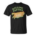 Rolling Fatties Funny Weed Cat Marijuana Weed Funny Gifts Unisex T-Shirt