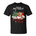 Santa Riding Dachshund This Is My Ugly Christmas Sweater T-Shirt