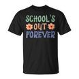 Schools Out Forever Retro Last Day Of School Unisex T-Shirt