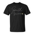 Simple Love South African Flag Heart On South Africa T-Shirt