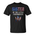 Sister Of Little Firecracker Birthday Squad 4Th July Kids Unisex T-Shirt