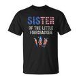 Sister Of Little Firecracker Birthday Squad 4Th July Kids Unisex T-Shirt