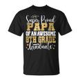 Super Proud Papa Of An Awesome 8Th Grade Graduate 2023 Unisex T-Shirt