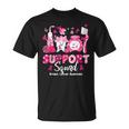 Support Squad Tooth Dental Breast Cancer Awareness Dentist T-Shirt